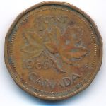 Канада, 1 цент (1985 г.)