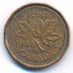Канада, 1 цент (1988 г.)