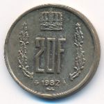 Luxemburg, 20 francs, 1982