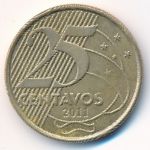 Бразилия, 25 сентаво (2011 г.)