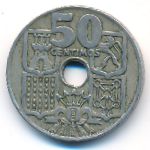 Испания, 50 сентимо (1949 г.)