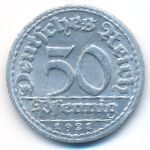 Веймарская республика, 50 пфеннигов (1921 г.)