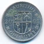 Mauritius, 1 rupee, 2005