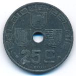 Belgium, 25 centimes, 1942