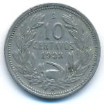 Чили, 10 сентаво (1938 г.)