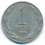 Chile, 1 peso, 1976