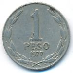 Chile, 1 peso, 1977