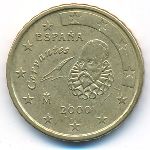 Spain, 10 euro cent, 2000