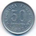 Аргентина, 50 сентаво (1953 г.)
