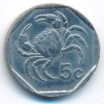 Malta, 5 cents, 1991