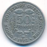 Западная Африка, 50 франков (1972 г.)