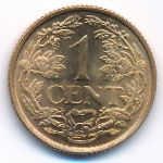 Антильские острова, 1 цент (1963 г.)