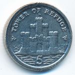 Isle of Man, 5 pence, 2014–2016