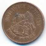 Джерси, 2 пенса (1998 г.)