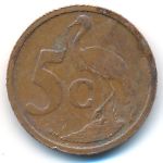 South Africa, 5 cents, 2004