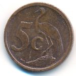 South Africa, 5 cents, 2008