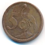 South Africa, 5 cents, 2008