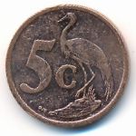 ЮАР, 5 центов (2010 г.)