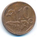 South Africa, 10 cents, 2012