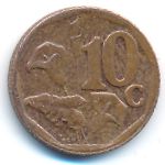 South Africa, 10 cents, 2012