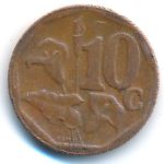 ЮАР, 10 центов (2014 г.)