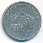 Швеция, 1 крона (2001 г.)