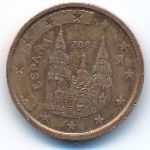 Испания, 2 евроцента (2004 г.)