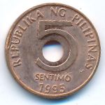 Филиппины, 5 сентимо (1995 г.)