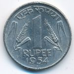 Индия, 1 рупия (1954 г.)