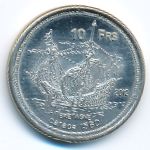 Бассас-да-Индия, 10 франков (2012 г.)