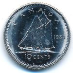 Canada, 10 cents, 1984