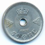 Норвегия, 50 эре (1948 г.)