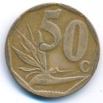 South Africa, 50 cents, 2008