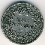 Великобритания, 1 шиллинг (1864–1867 г.)