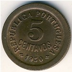 Cape Verde, 5 centavos, 1930