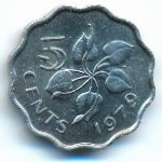 Свазиленд, 5 центов (1979 г.)