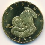 Маршалловы острова, 10 долларов (1993 г.)