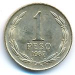Чили, 1 песо (1987 г.)