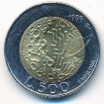 San Marino, 500 lire, 1999