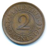 Маврикий, 2 цента (1946 г.)
