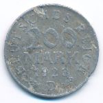 Веймарская республика, 200 марок (1923 г.)