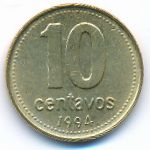 Argentina, 10 centavos, 1994