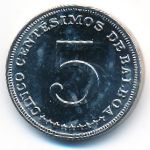 Panama, 5 centesimos, 1993