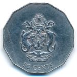 Соломоновы острова, 50 центов (1990–2005 г.)