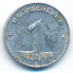 German Democratic Republic, 1 pfennig, 1953