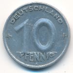 German Democratic Republic, 10 pfennig, 1948