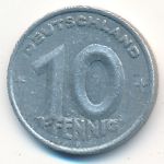 ГДР, 10 пфеннигов (1948 г.)