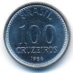 Бразилия, 100 крузейро (1986 г.)