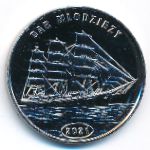 Остров Флорес, 1 доллар (2021 г.)
