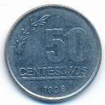 Уругвай, 50 сентесимо (1998 г.)